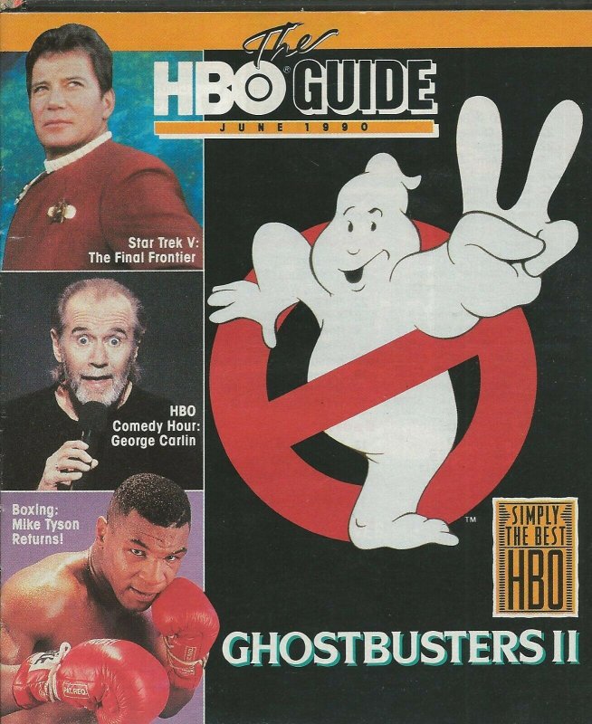 ORIGINAL Jun 1990 HBO Guide Magazine Ghostbusters II Batman Michael Keaton