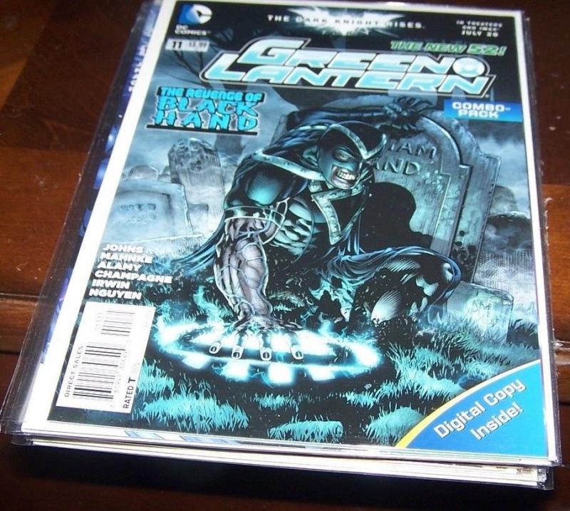 GREEN LANTERN #  11 COMBO PACK EDITION . NEW 52 BLACK HAND  