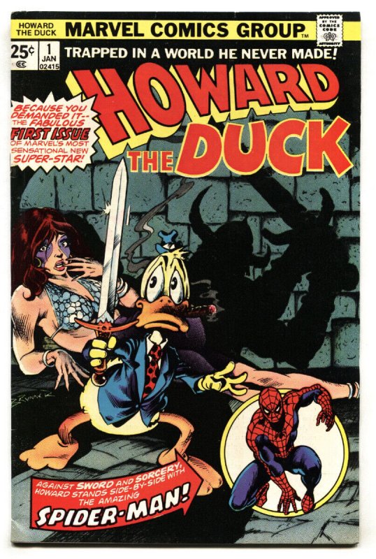 HOWARD THE DUCK #1 1976-MARVEL-FRANK BRUNNER-FIRST ISSUE-GOTG