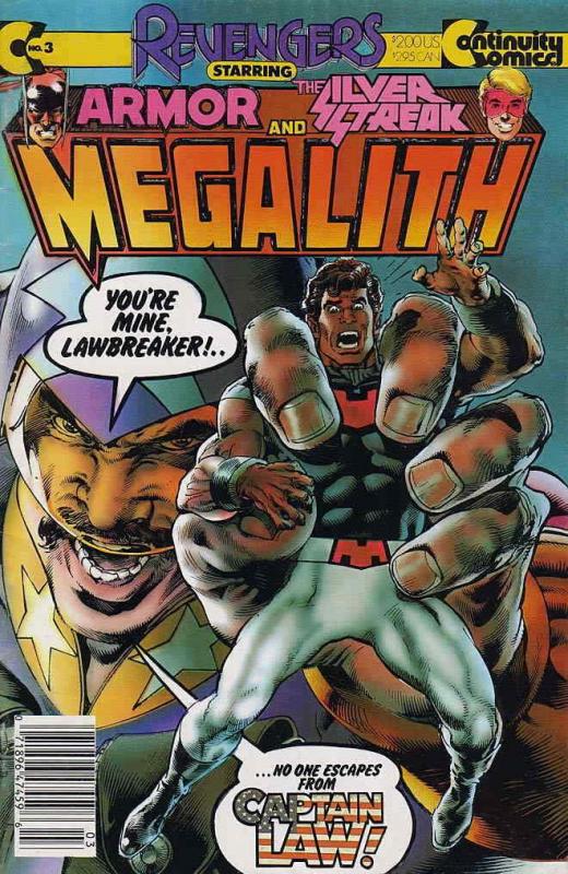 Revengers Featuring Megalith #3 (Newsstand) FN; Continuity | save on shipping -