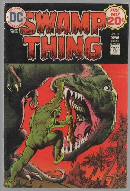 SWAMP THING 12 VG-F Oct. 1974