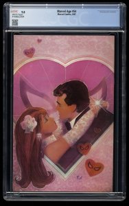 Marvel Age #54 CGC NM/M 9.8 White Pages Spider-Man Mary Jane Wedding!