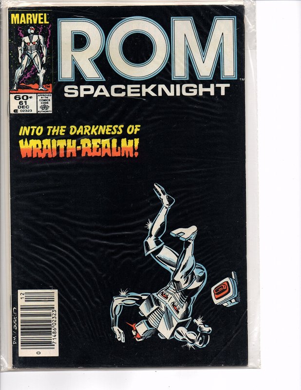 Marvel Comics (1979) ROM Spaceknight #61 Mazzucchelli Cover Steve Ditko Art