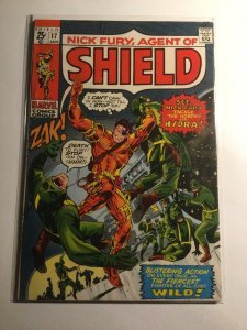 Nick Fury agent of Shield 17 very fine vf 8.0 Marvel