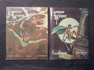 1969 MONSTERS AND HEROES #4 FN- #6 FN Lot of 2 DCHAC