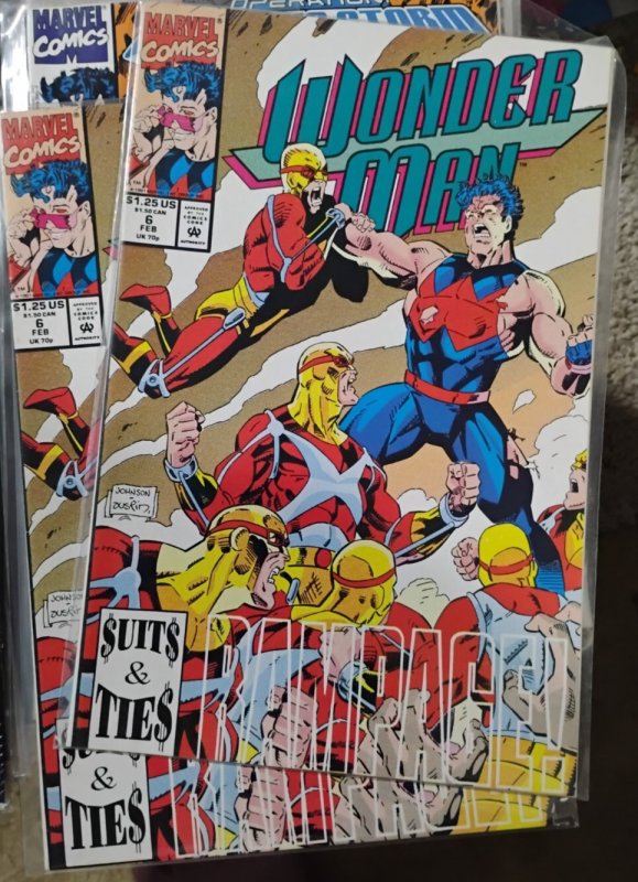 WONDER MAN   # 6  1992 Marvel DISNEY SIMON WILLIAMS