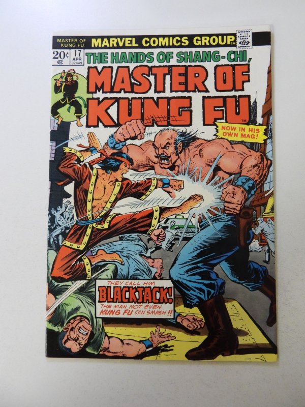 Master of Kung Fu #17 (1974) FR/GD condition MVS missing