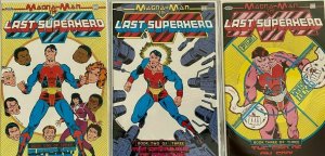 The last superhero set:#1-3 8.5 VF+ (1988)