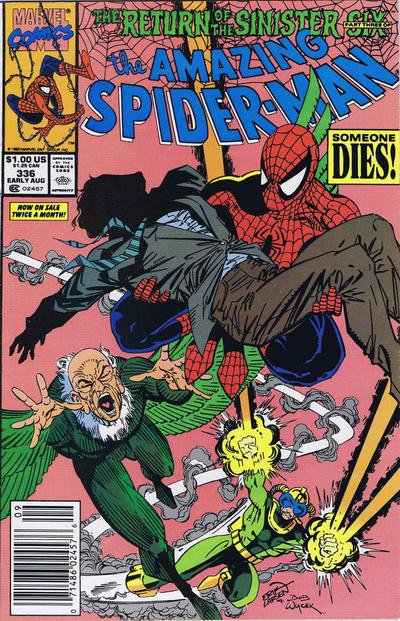 Amazing Spider-Man, The #336 (Newsstand) FN ; Marvel | Return of the Sinister Si