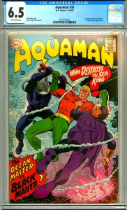 Aquaman 35 CGC Graded 6.5 O/W pgs, 1st Black Manta