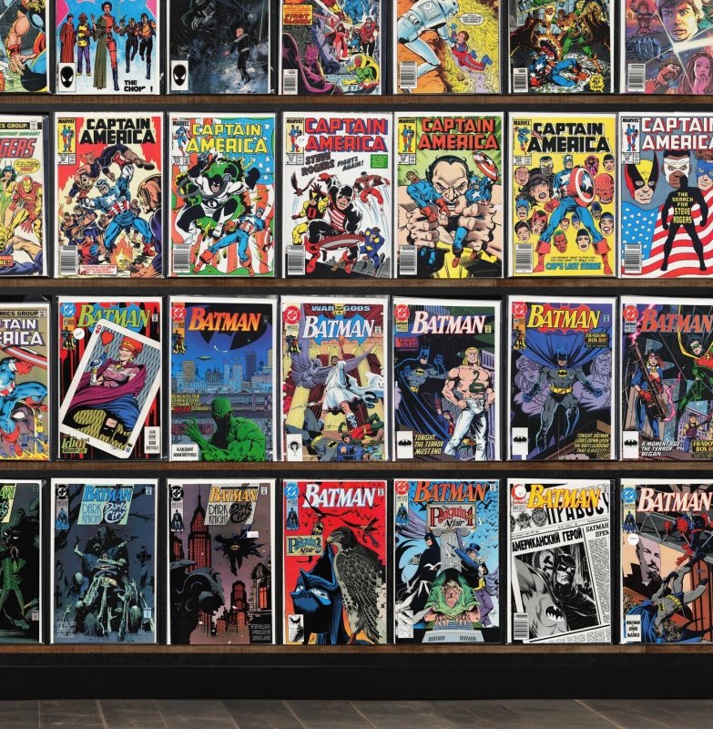 Huge Lot 120+ Comics with Batman, Star Wars, Captain America & More!
