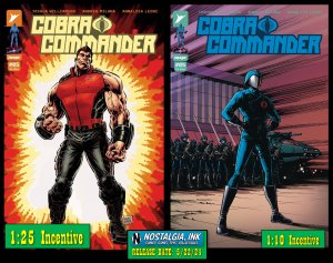 COBRA COMMANDER #5 1:10 BURNHAM + 1:25 LEVEL IMAGE GI JOE PRESALE PROSHIPS 5/22