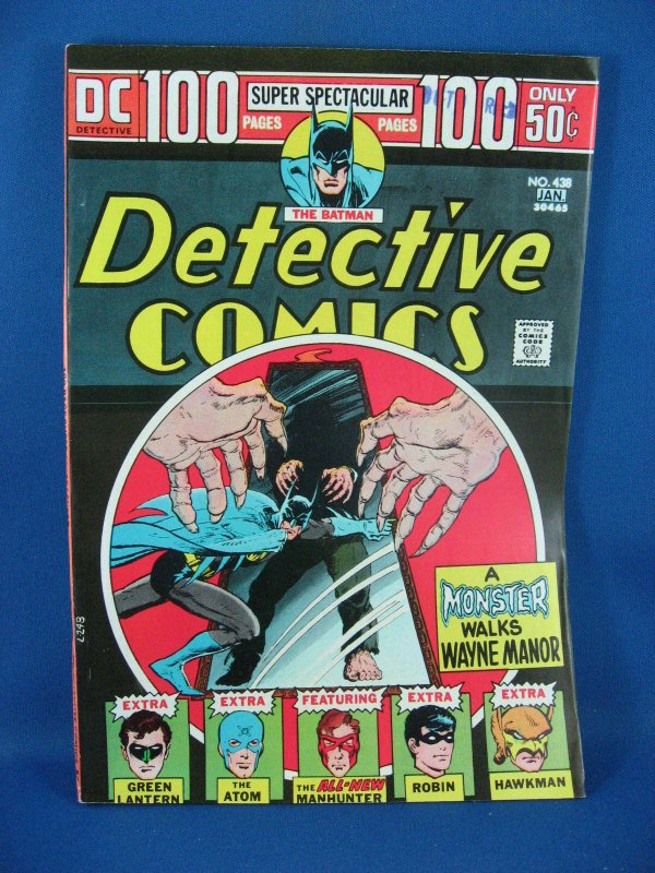 Detective Comics #438 (Dec 1973-Jan 1974, DC) VF NM 100 Pages