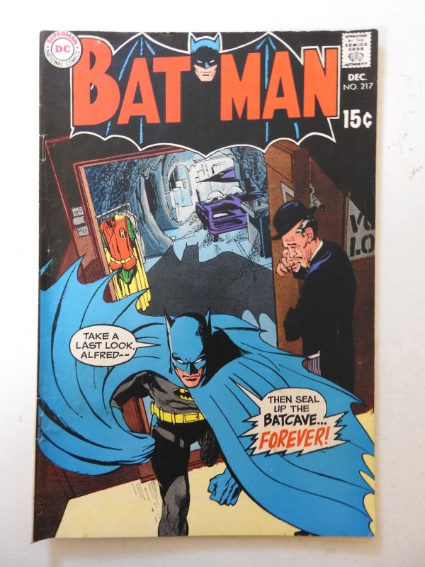 Batman #217 (1969) VG/FN Condition!