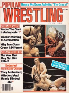 Popular Wrestling Magazine (1976) #5 VG ; Popular | low grade comic May 1976 Wit
