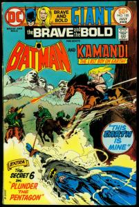 The Brave and the Bold #120 1975- Batman- Kamandi- Mt Rushmore VF-