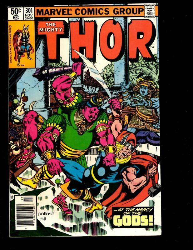 10 Thor Marvel Comics # 308 299 300 301 302 303 304 305 306 307 Spider-Man DS3