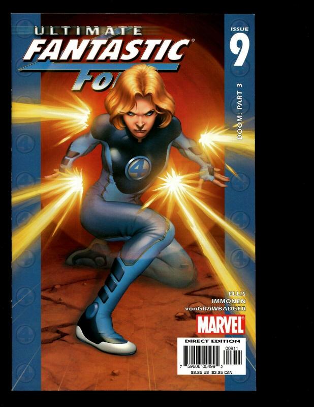 Lot Of 12 Ultimate Fantastic Four Marvel Comics # 1 2 3 4 5 6 7 8 9 10 11 12 SM7