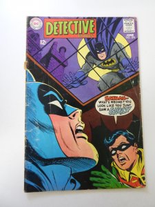 Detective Comics #376 (1968) VG- condition top staple detached from cover