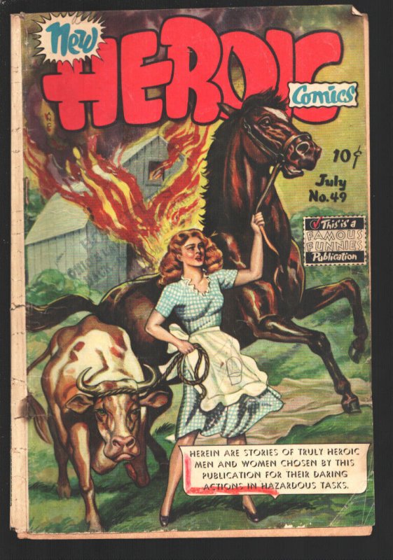 Heroic #49 1948-Famous Funnies-Korean War Battle stories-Fred Guardineer art-...