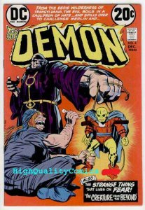 DEMON #4, VF+ to NM, Jack Kirby, 1972, Transylvania,Merlin,Fear,more JK in store