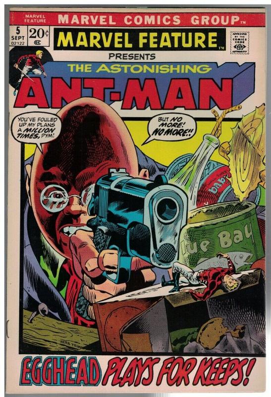 MARVEL FEATURE (1971) 5 F-VF  ANTMAN  Sept. 1972