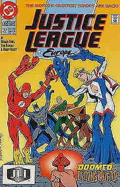 Justice League Europe #37 VF/NM; DC | save on shipping - details inside