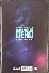 We Only Find Them When They're Dead #10 Variant Cover (2021, Boom! Comics) NM/MT