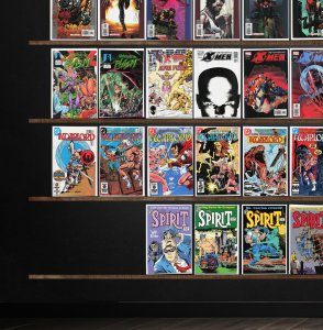 Huge Lot 150+ Comics with Warlord, Ultimate X-Men, The Spirit & More!