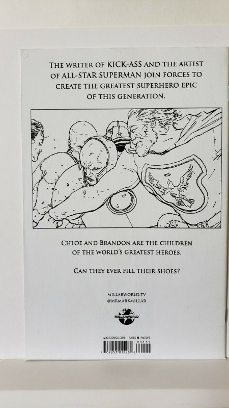 Jupiter's Legacy #1 Studio Edition Sketch Variant Netflix Series HOT! 1st Print