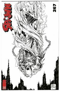 Spawn #267 Butler & McFarlane B&W Sketch Variant (Image, 2016) NM