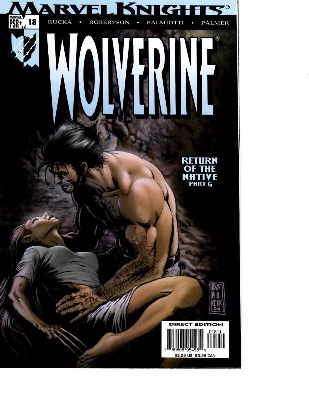 Lot Of 3 Wolverine Marvel Comic Book #17 18 19 KS6