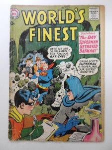 World's Finest Comics #97 (1958) Poor Condition Tape Torn Pages