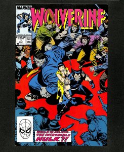 Wolverine (1988) #7 Incredible Hulk! John Buscema Full Art!