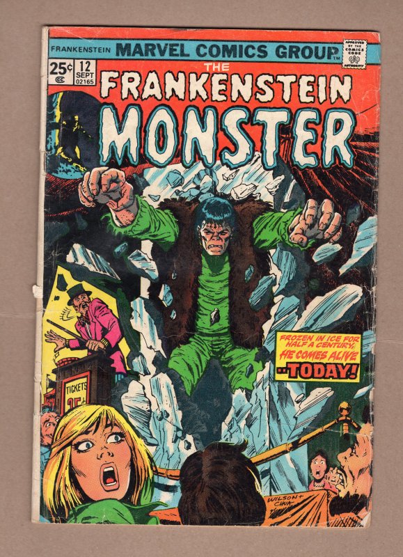 The Frankenstein Monster #12 (1974)