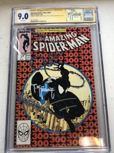 Amazing Spider-Man (1988) #300 (CGC 9.0 SS) Signed A. Garfield & T. Mcfarlane!!