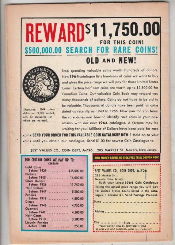 World's Finest #139 (Feb-64) VG/FN Mid-Grade Superman, Batman, Robin