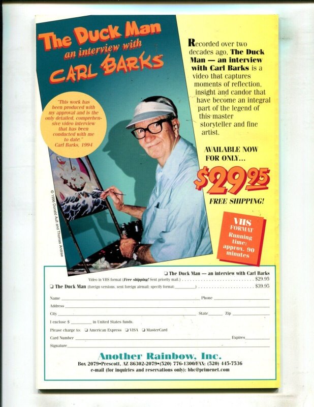 WALT DISNEY'S COMICS AND STORIES #614 (9.2) 1996