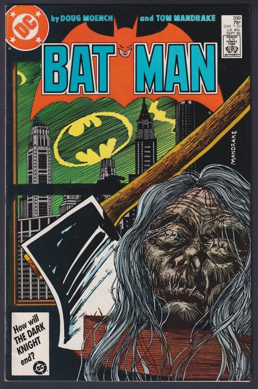 Batman 399 (1986) VF/NM DC Comics