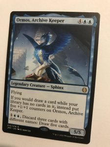 ORMOS, ARCHIVE KEEPER : Magic the Gathering MTG card; Jumpstart, Rare, NM