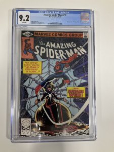 AMAZING SPIDER-MAN 210 CGC 9.2 WHITE PAGES MARVEL 1980 