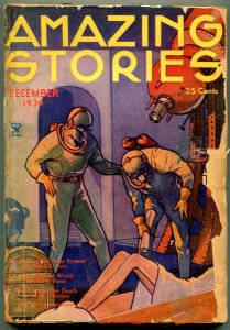 Amazing Stories Pulp December 1934- Leslie Steon- Neil Jones F/G