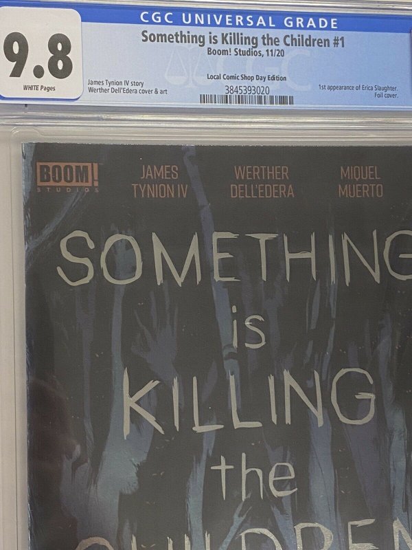 Something is Killing the Children #1 SIKTC CGC 9.8 NM/MT LCSD Foil Cvr Tynion