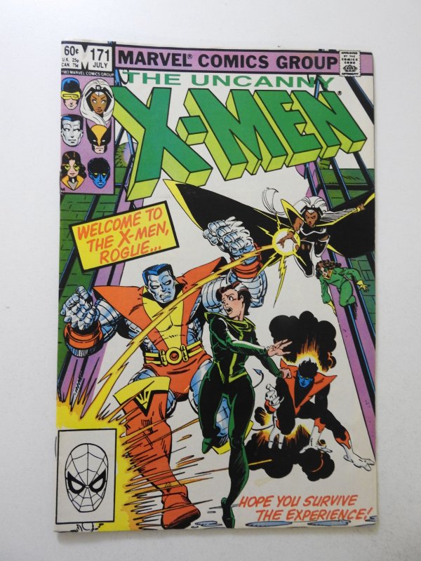 The Uncanny X-Men #171 (1983) FN- Condition moisture stains