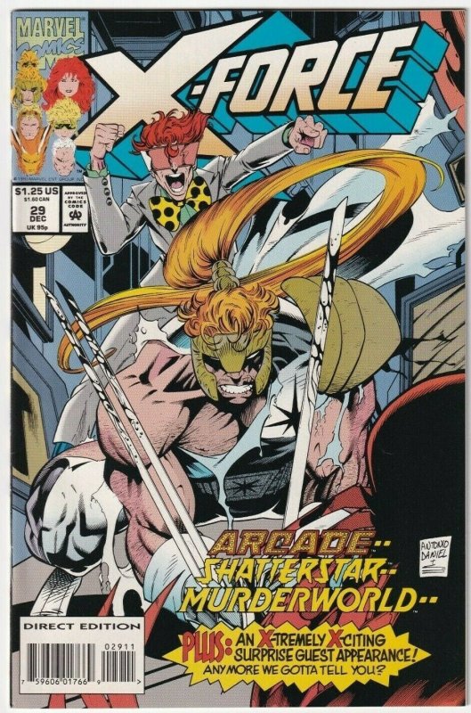 X-Force #29 December 1993 Marvel Comics