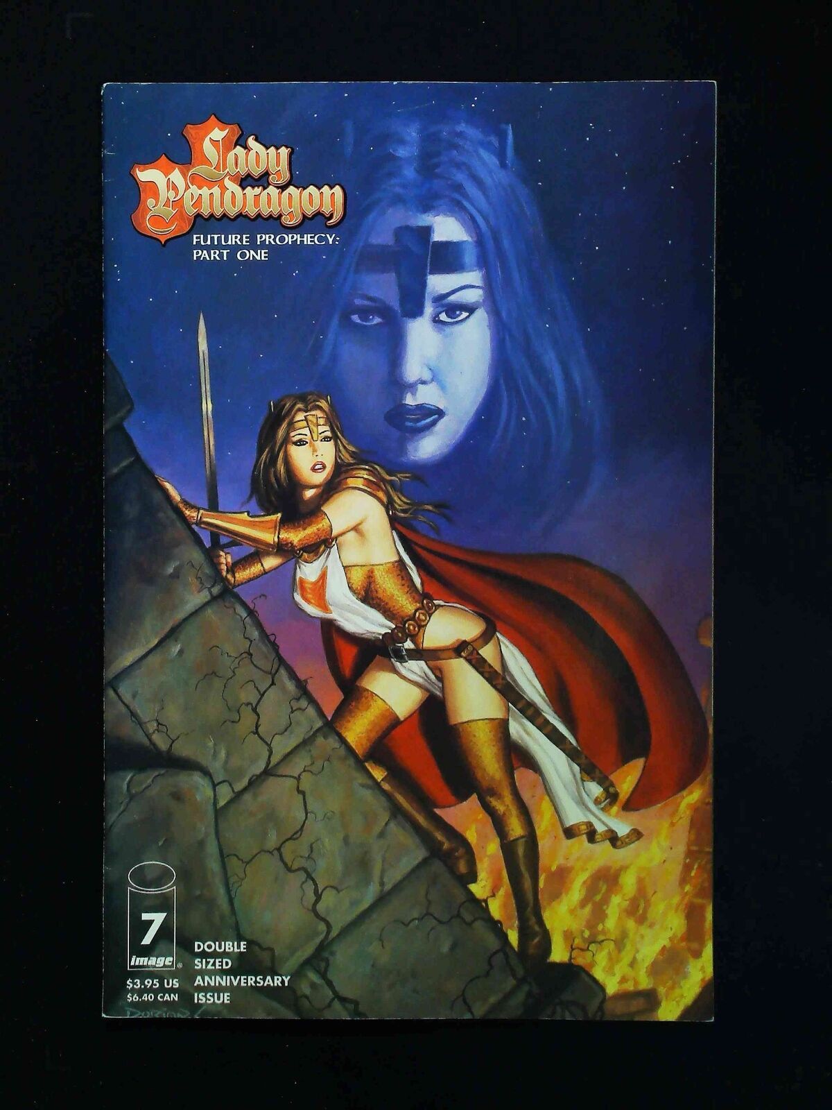 Lady Pendragon Dragon Blade 7b Image Comics 1999 Vf Variant Cover Comic Books Modern Age 0318