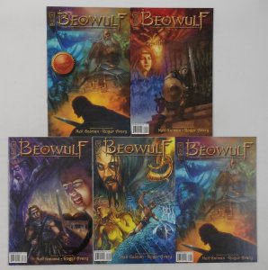 Beowulf #1-4 VF/NM complete series + promo - Neil Gaiman's screenplay ; IDW