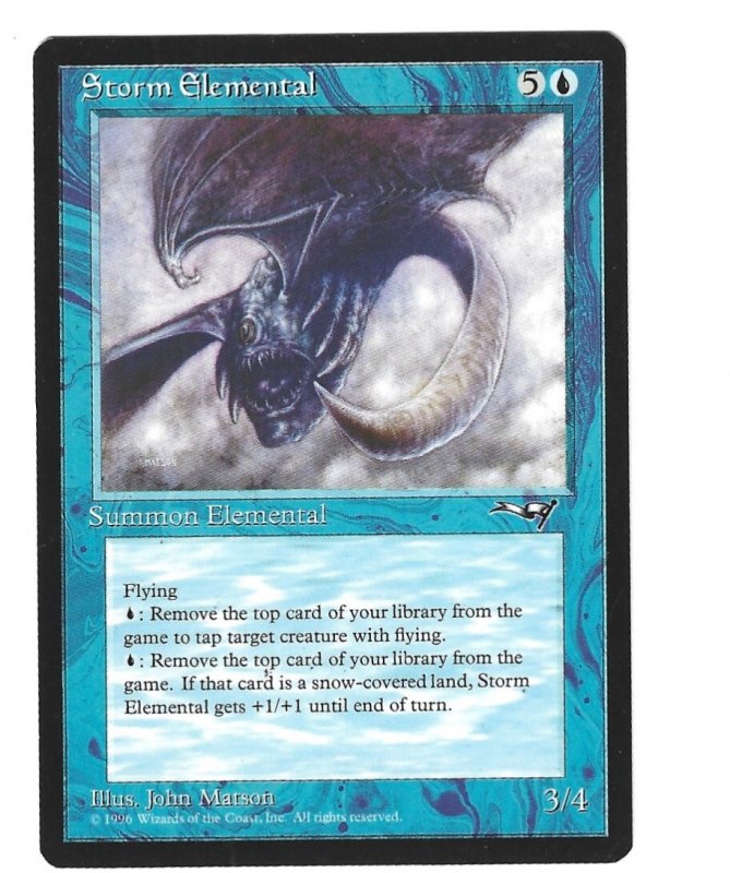 Magic the Gathering: Alliance - Storm Elemental