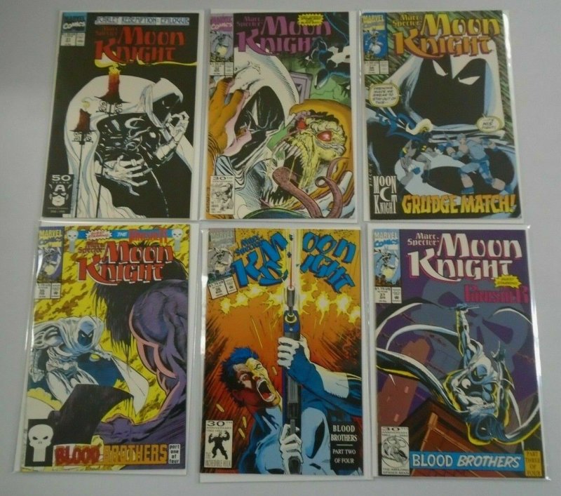 Marc Spector Moon Knight lot 17 different from #31-50 avg 8.0 VF (1991-93)