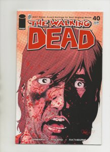 Walking Dead #40 - Awesome Rick Cover! Robert Kirkman - (Grade 9.2) 2007